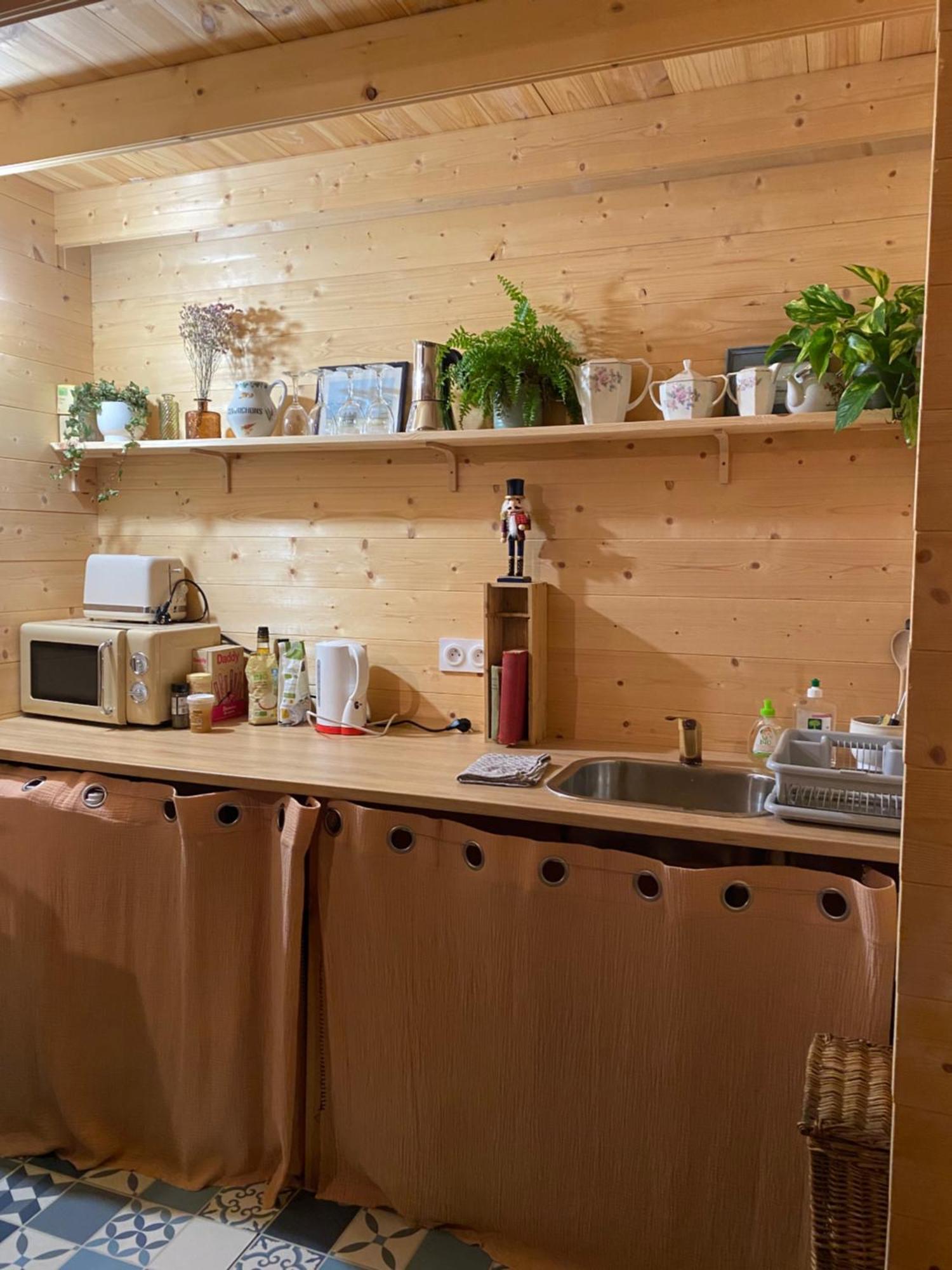 Maison En Bois 1 Chambre 4 Couchages Type Tiny House Granville Exterior photo