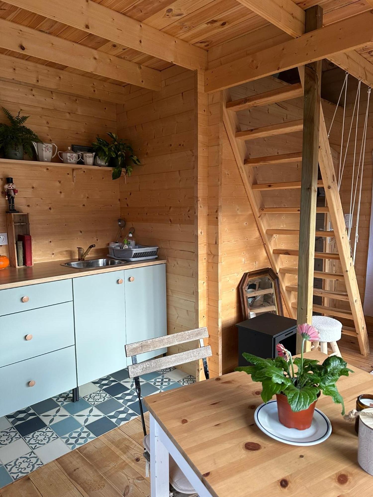 Maison En Bois 1 Chambre 4 Couchages Type Tiny House Granville Exterior photo